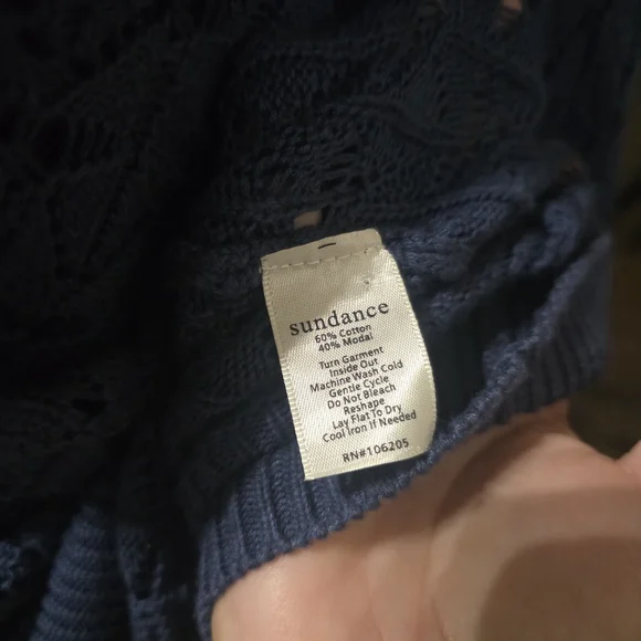 LAST CHANCE Sundance Crochet Pullover Sweater - Picture 4 of 4